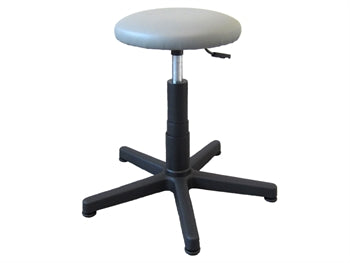 STOOL - padded seat with foot - grey - 7955