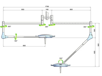 PENTALED 28 LED LÝSING - þak tvöfalt - 49119