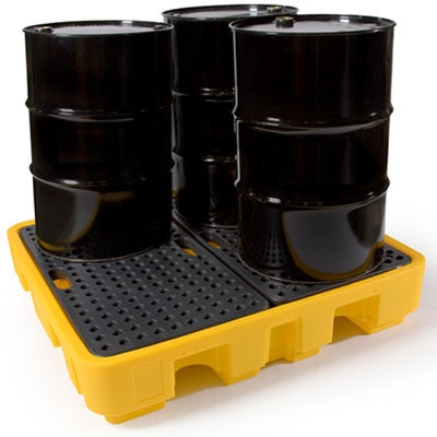 4-drum Polyethylene Spill Pallet | Lekalokun