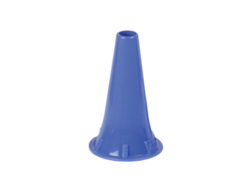 Einnota mini eyrnaspegill Ø 4 mm – blár – 100 stk.