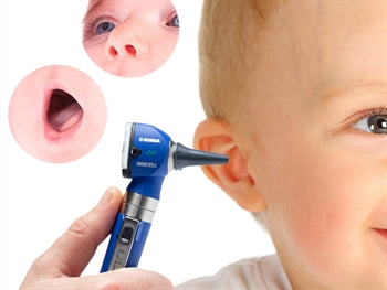 SIGMA-C LED OTOSCOPE - blár - poki - 31592