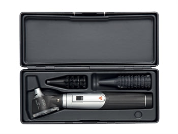 HEINE MINI 3000 LED DIRECT OTOSCOPE with reusable tips and case - black - D-856.20.021 - 31664