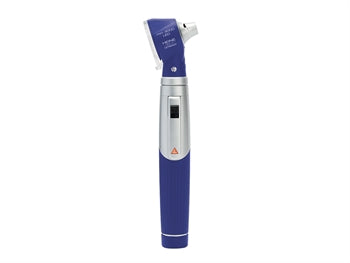 HEINE MINI 3000 LED DIRECT OTOSCOPE with reusable tips and case - blue - D-856.20.021 - 31665