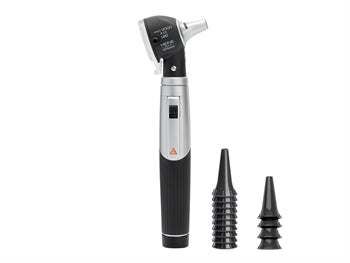 HEINE MINI 3000 F.O. LED OTOSCOPE with reusable tips - black - D-008.70.120 - 31674