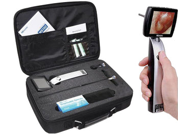 MD SCOPE MYNDA EYRNASPEGLI MS102 - DELUXE ZIPPER PAKKI 2 PROBES - 32170