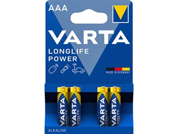 VARTA ALKALÍNUR RAFHLÖÐUR - ministilo "AAA" - 3220