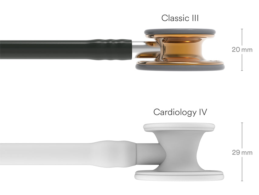 Littmann Classic III hlustunarpípa – svört með koparáferð – mynd 6