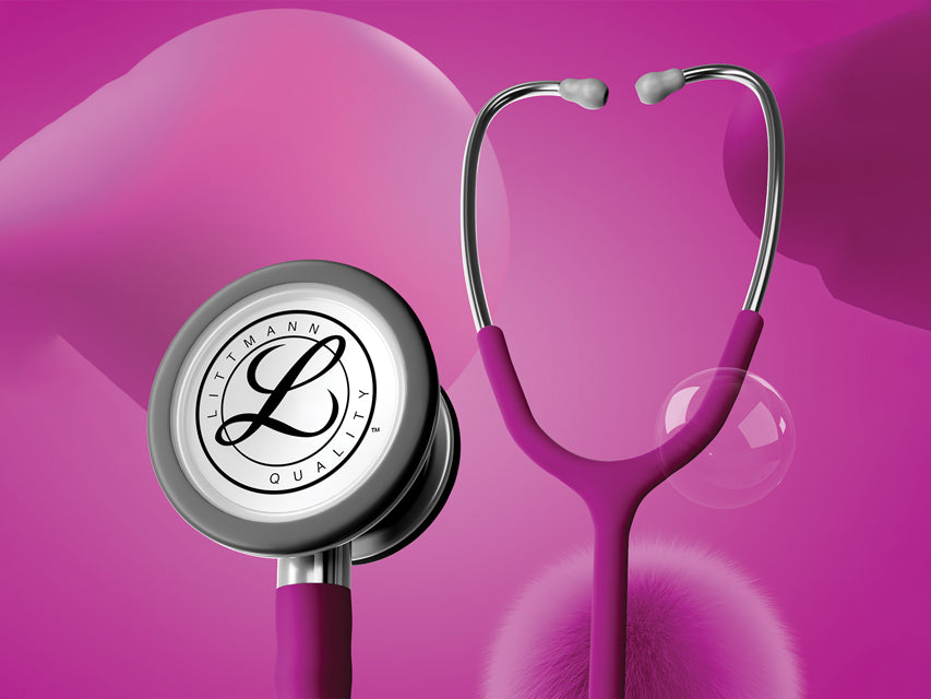 Littmann Classic III hlustunarpípa – 5648C – hindberjarauð, stáláferð