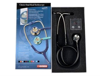 CLASSIC PAEDIATRIC DUAL HEAD STETHO - Y svartur - 32516