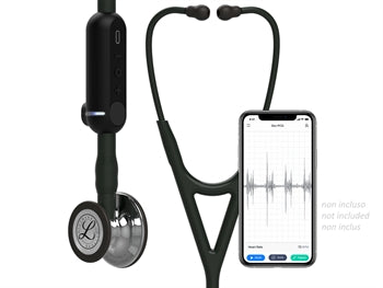 LITTMANN CORE DIGITAL HLUSTUNARPÍPA - 8869 - svartur - speglun - 32603
