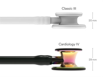 LITTMANN CARDIOLOGY IV - 6240 - svartur - regnbogaflötur - 32617
