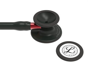 LITTMANN CARDIOLOGY IV - 6200 - svartur - svartur flötur - rauður stilkur - 32639