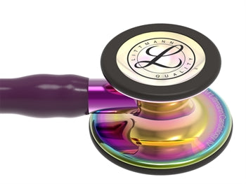 LITTMANN KARDÍÓLÓGÍA IV - 6239 - plómur - háglansandi regnbogafyrirkomulag - fjólublár stilkur - 32674