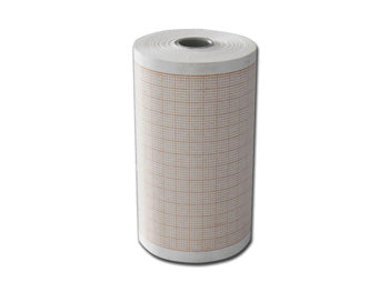 ECG hitapappír 80x25 mm x m rúlla - appelsínugul rúð - 32964
