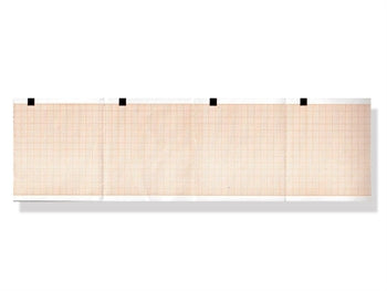 ECG hitapappír 80x70mm x300s pakki - appelsínugul net - 32983