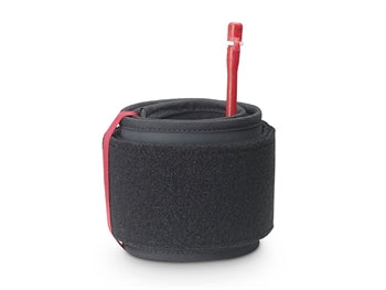 NO PINCH DOUBLE CUFF 80 x 15 cm - lær M - rauður - varahlutur - 33141