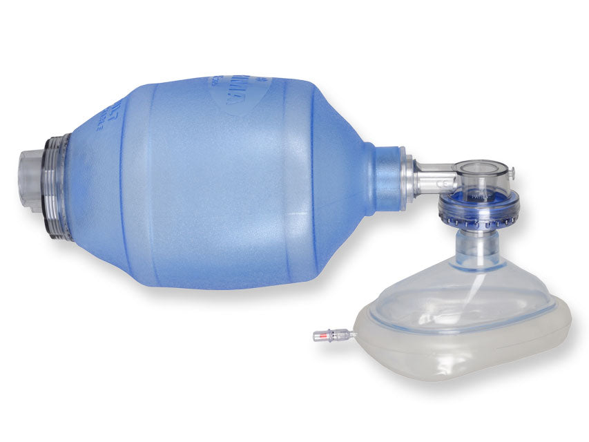 Einnota endurlífgunarbelgur úr PVC – fullorðnir