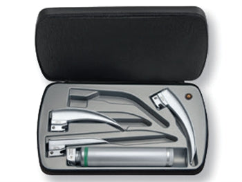 HEINE CLASSIC+ LED LARYNGOSCOPE SET með 3.5V hleðsluhandi D6741 - 3 blöð - 34367