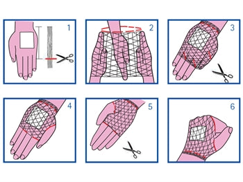 ELASTIC TUBULAR NETTING 2 for wrist and hand - 34702