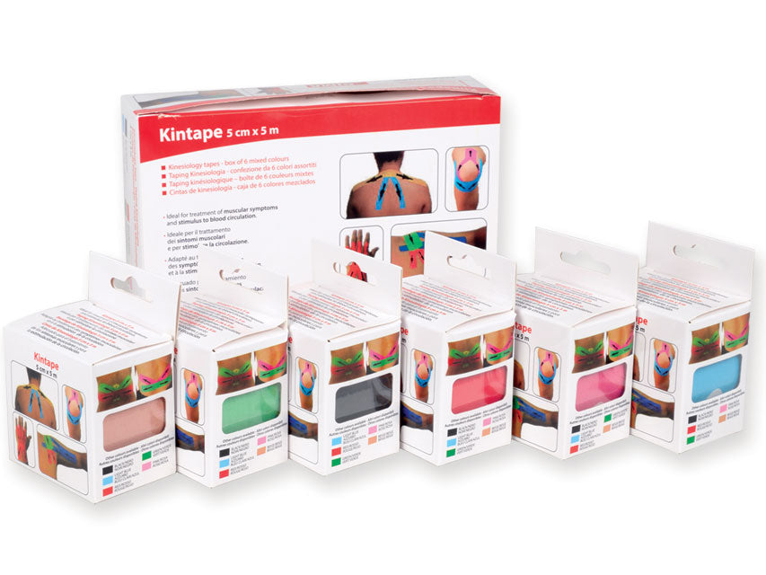 Kinesiology teip 5 m x 5 cm – svart
