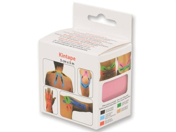 KINESIOLOGY TAPE 5 m x 5 cm - bleikur - 34750