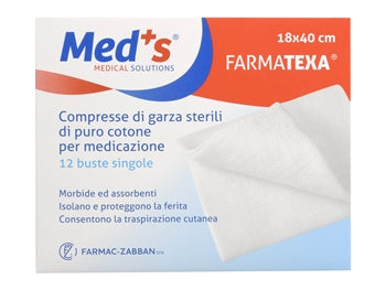 COTTON GAUZE SWABS 18x40 cm - kassi af 12 - 34768