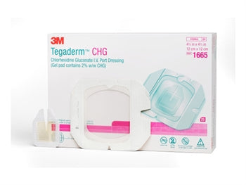 TEGADERM PORT 3M CHG IV 12x12 cm - 34892