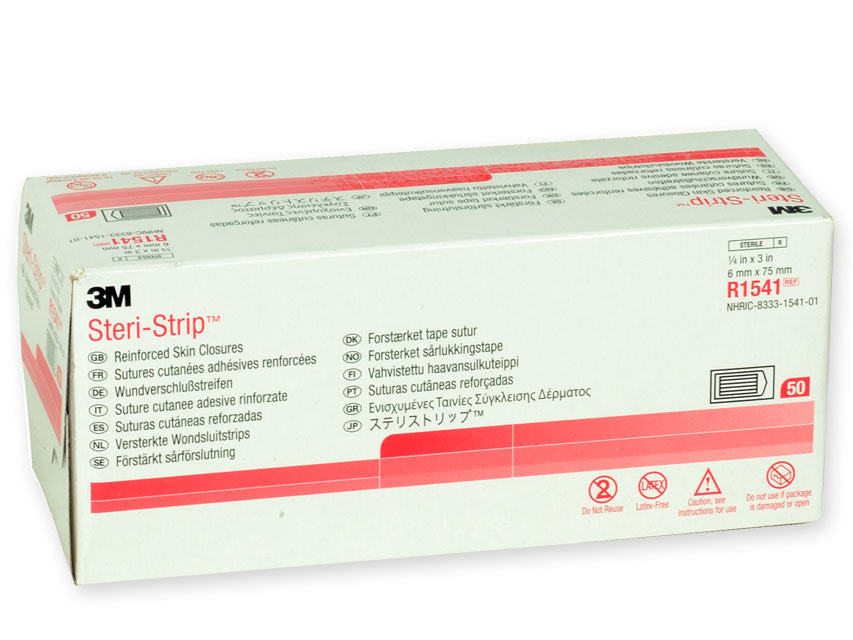 3M Steri-Strip styrktir sárastrimlar 75 x 6 mm – 50 pokar