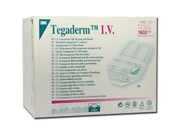 TEGADERM 3M I.V. FIXING STRIPS 7x8.5 cm - 34945