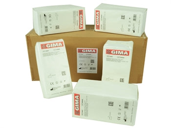 Bómullargauze svampar - 10x10 cm - 16 lög - 10 pakka af 100 - 35007