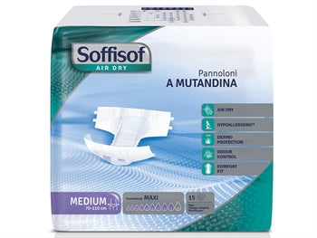 SOFFISOF AIR DRY INCONTINENCE PAD - þung incontinence - miðlungs - 36710