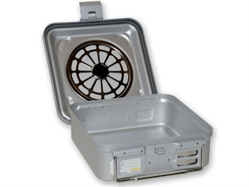 Geymsla með síu lítill h 100 mm - grár - 37000