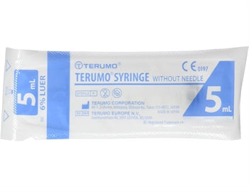 TERUMO sprautur án nál 5 ml - samhverfur Luer Slip - MDSS05SE - sótthreinsaðar - 37643
