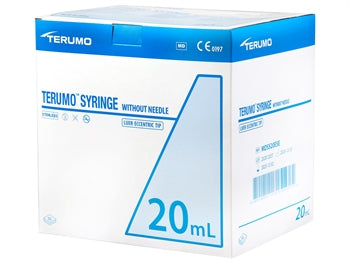 TERUMO sprautur án nál 20 ml - ósamhverfur Luer Slip - MDSS20ESE - sótthreinsaðar - 37646