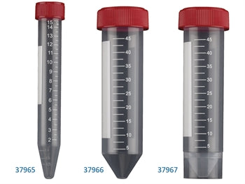 CENTRIFUGUE rannsóknarrör 50 ml - keilulaga með grunni - 30x115 mm - sótthreinsað - 37967