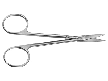 AESCULAP IRIS ÞUNN SKER - beinn - skörp/skörp - 11 cm - BC110R - 9101