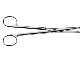 AESCULAP MAYO SKER - beinn - blunt/blunt - 16.5 cm - BC584R - 9122