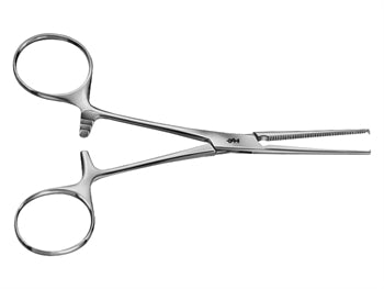 AESCULAP KOCHER HEMOSTATIC FORCEPS - beinn - tennur 1x2 - 14 cm - BH614R - 9215
