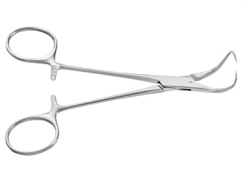 AESCULAP BACKHAUS HANDKLÆÐA KLIPPI - boginn - skörp - 13.5 cm - BF433R - 39251