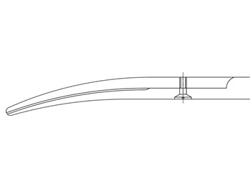 AESCULAP MAYO TC DUROTIP ÞUNNAR SKERÐINGAR - beinar - blunt/blunt - 17 cm - BC243R - 39351