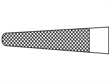 AESCULAP HEGAR-MAYO TC DUROGRIP nálarhaldari - beinn - 18.5 cm - BM066R - 39406