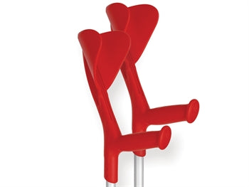 EVOLUTION CRUTCHES - rauður/grár - 43103