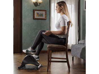 RAFKNÚIN PEDAL ÆFINGATÆKI MEÐ SKJÁ - svart - 43153