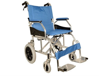 QUEEN ALUMINIUM WHEELCHAIR - blár - 43250