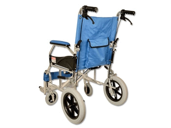 QUEEN ALUMINIUM WHEELCHAIR - blár - 43250