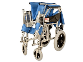 QUEEN ALUMINIUM WHEELCHAIR - blár - 43250