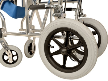 QUEEN ALUMINIUM WHEELCHAIR - blár - 43250