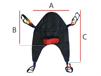 Sling með höfuðpúða - stór - 43468