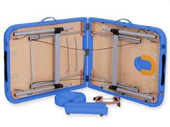 2-SECTION ALUMINIUM MASSAGE TABLE - dökkblár - 44021