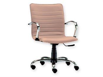 ELITE LÁGT BAKSTÓLLUR - leður - beige - 45128